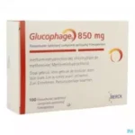 Glucophage (Metformin) Merck 850mg, 100tab (INT)