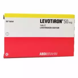 Levotiron (T4) Abdi Ibrahim 50mcg, 50tab (INT)